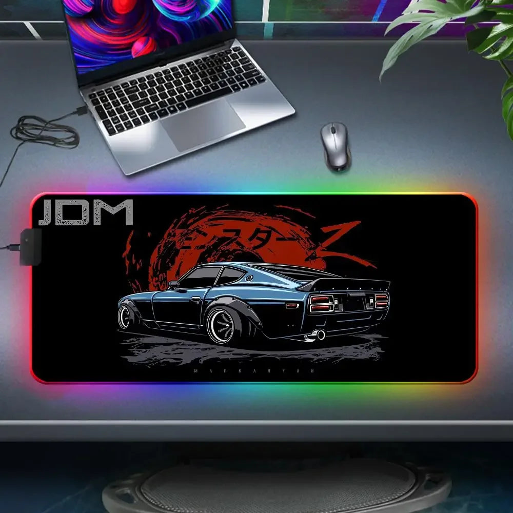 Tapis de souris RGB Datsun 280Z Rocket Bunny XXL