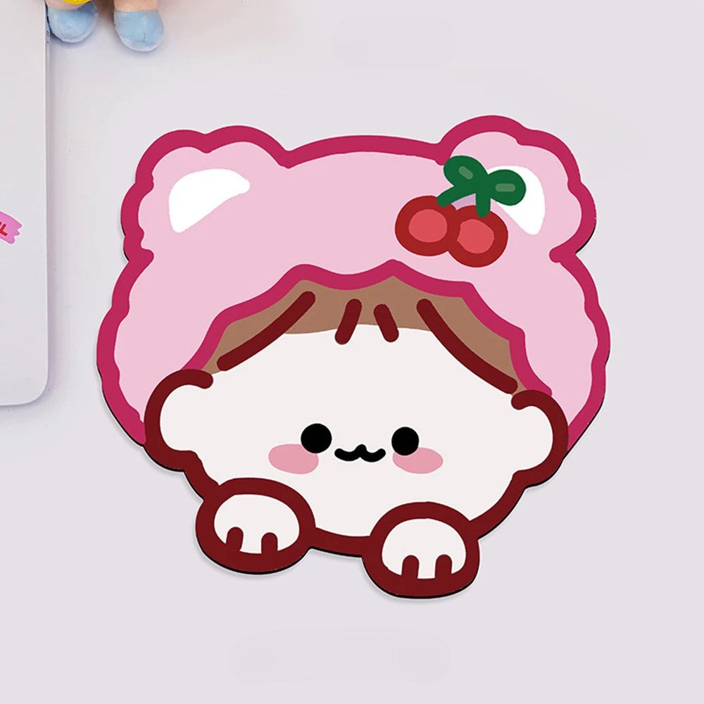 Tapis de souris Kawaii petite fille