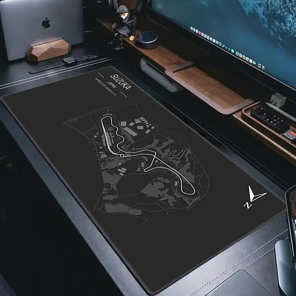 Tapis de souris XXL Circuit de Formule 1